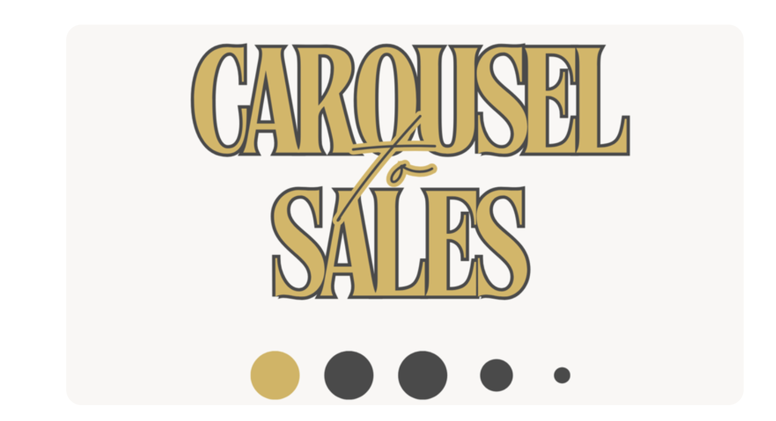 Carousels to Sale